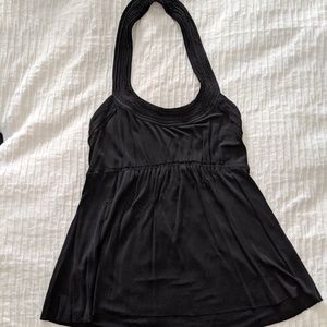 Elie Tahari Black Halter
